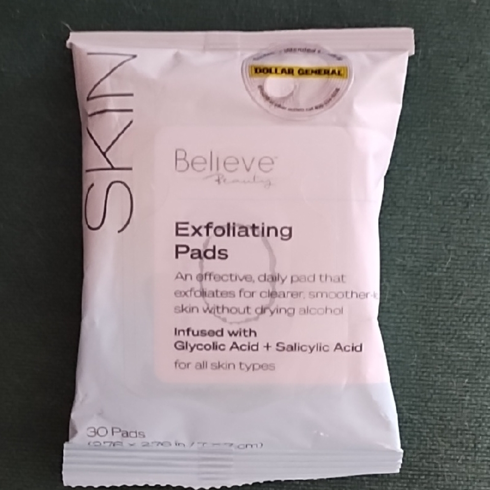 Believe exfoliating pads 🆕